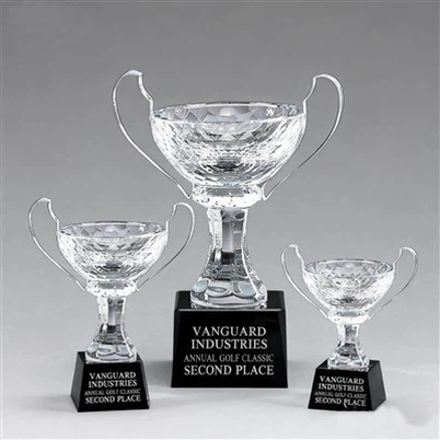 Sporto taurės krištolo dubens trofėjus